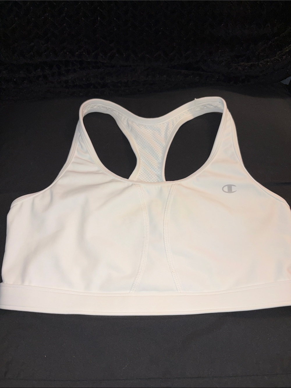 Champion White Racerback Support Sports Bra